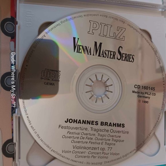 Johannes Brahms - Festival & Tragic Overtures - Liebeslieder Waltzes 1990 2 Cds - Picture 4 of 4